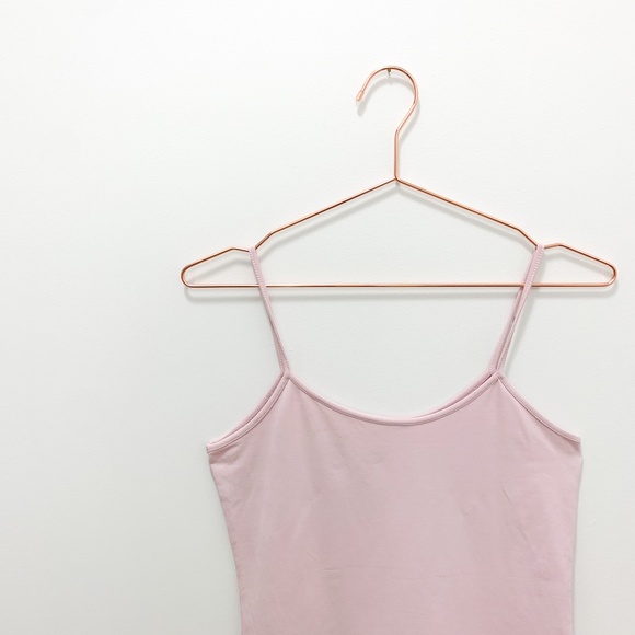 Zara Tops - SOLD - ZARA BASIC LIGHT PINK TANK TOP